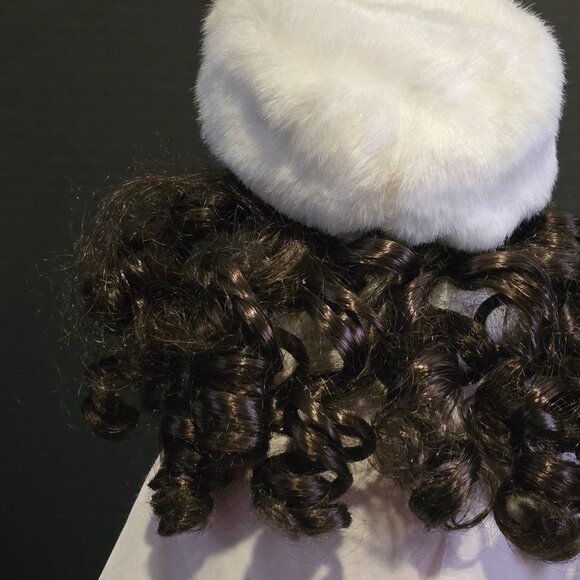 Vintage Porcelain Doll with Red Dress - Picture 7 of 7